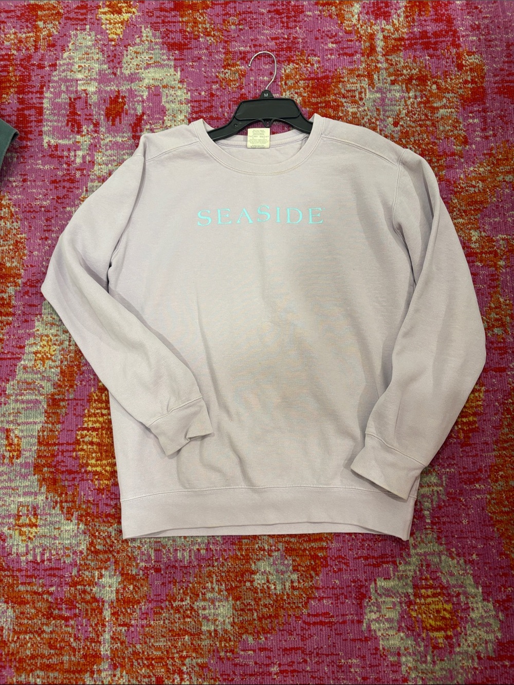 Seaside Crewneck Sweatshirt - Light Lavender